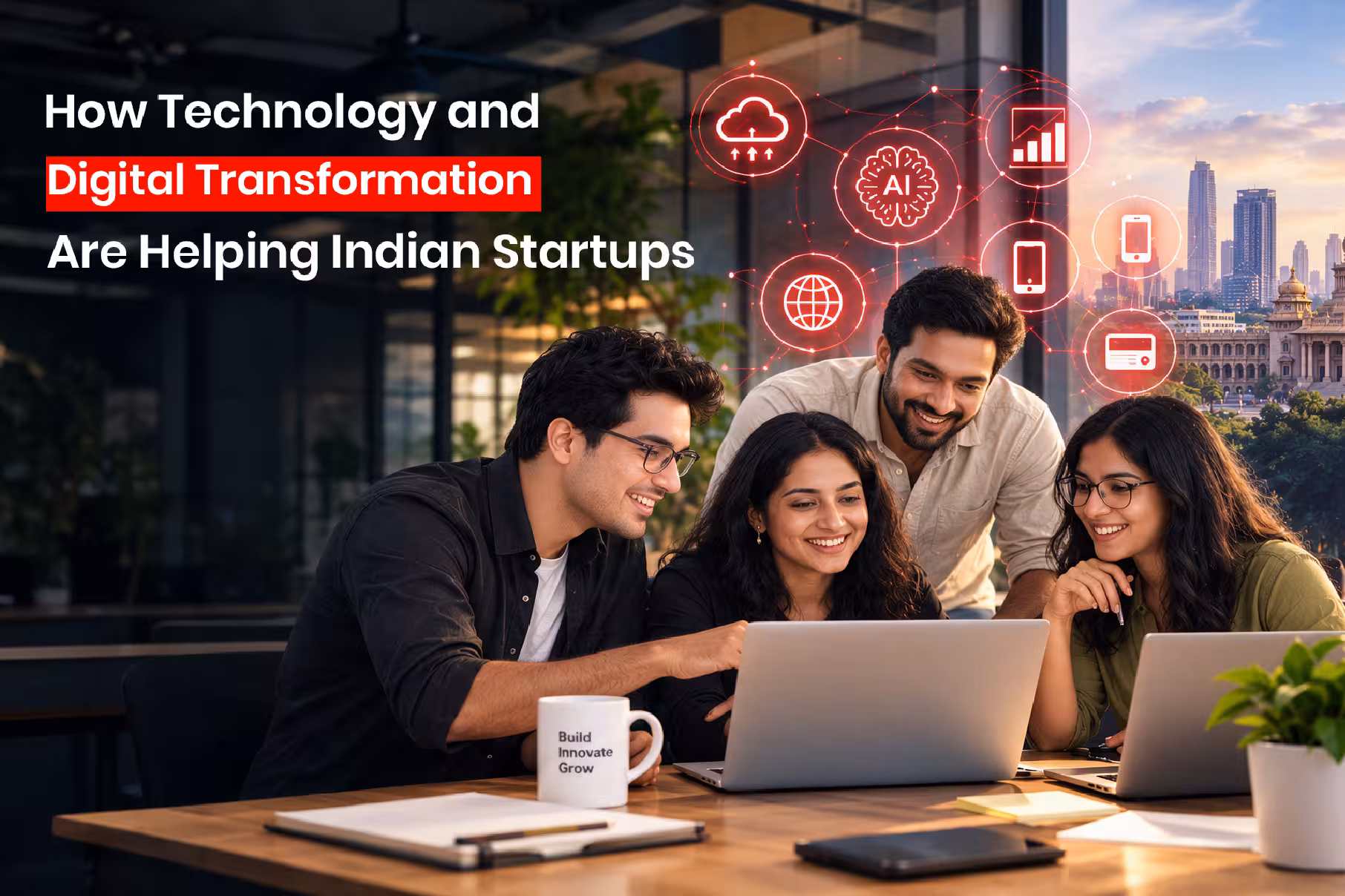 How Technology and Digital Transformation are Helping Indian Startups
