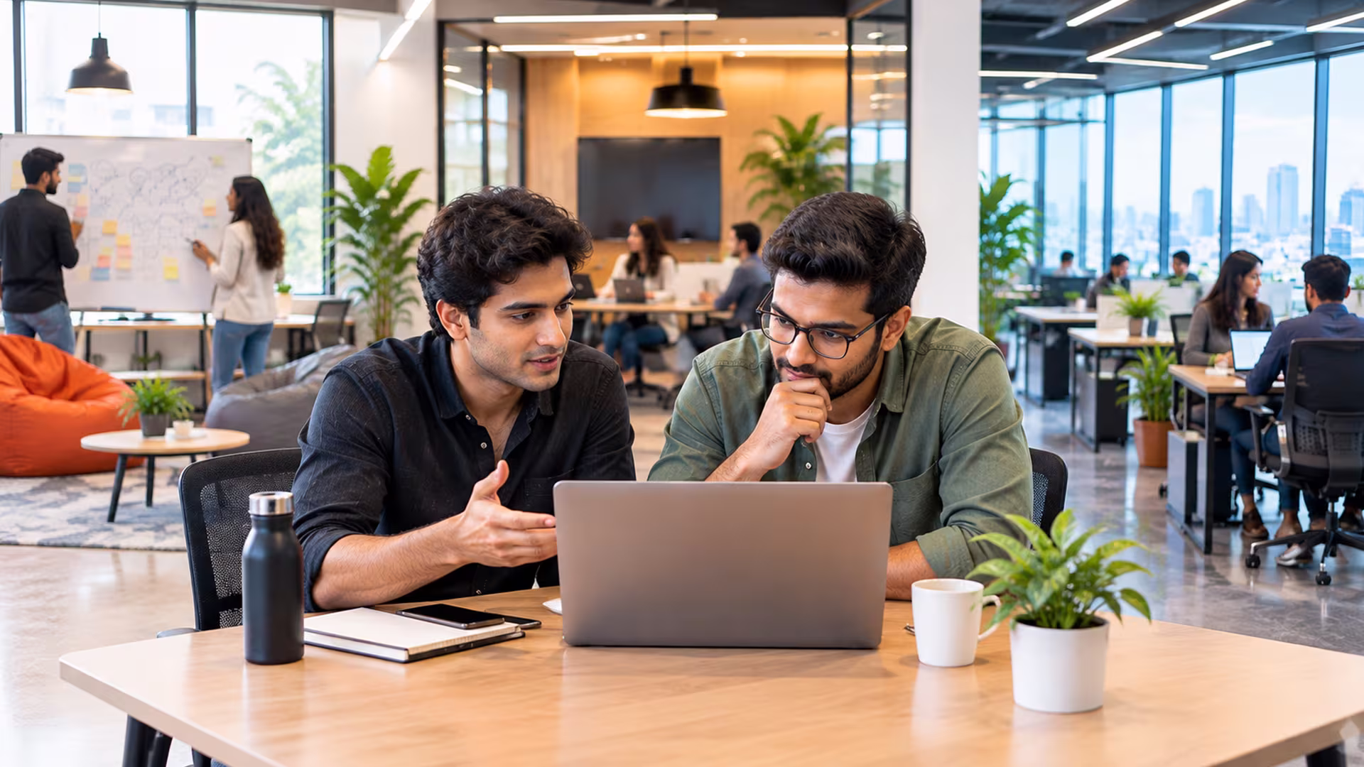 Modern workspace supporting business growth and team productivity