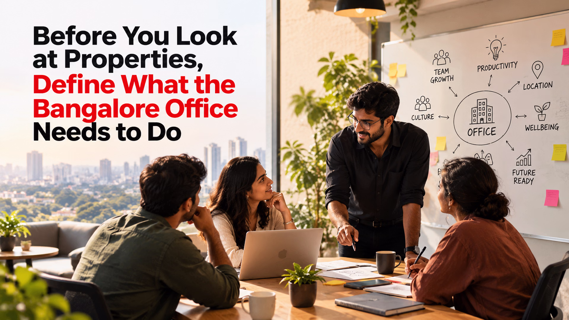 Customised managed office space in Bangalore for a satellite team